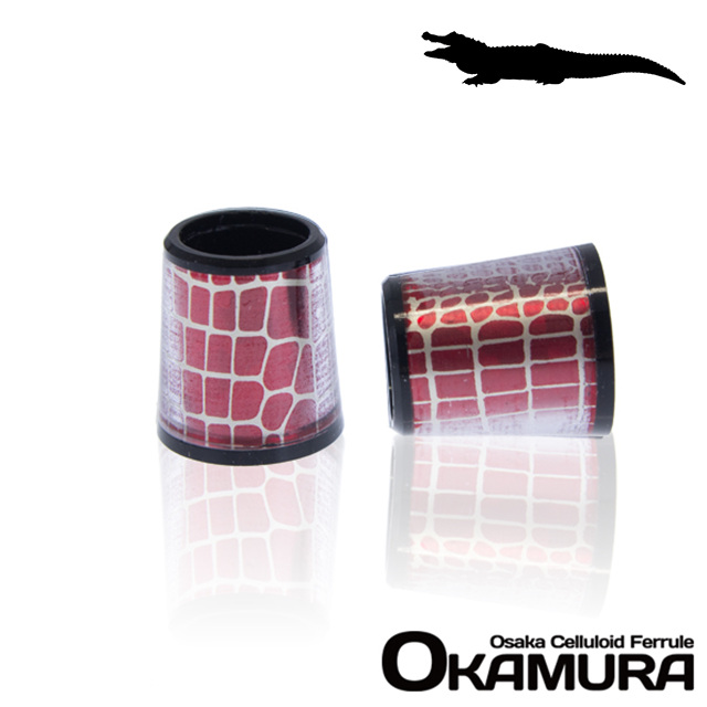 오카무라 카이만 셀룰로이드페럴 OKAMURA [HI-36-30 SIL-2 RED] 9.3mm x 13.8mm x 15.0mm