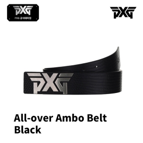 피엑스지 PXG 올-오버 앰보 벨트 블랙 All-over Ambo Belt Black