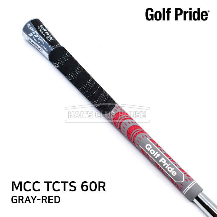 골프프라이드 GOLFPRIDE MCC TCTS 60R GRIP [GRAY-RED]