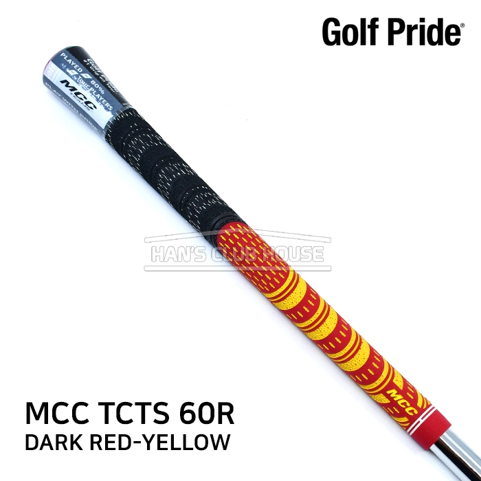 골프프라이드 GOLFPRIDE MCC TCTS 60R GRIP [DARK RED-YELLOW]