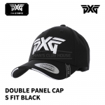 피엑스지 PXG 더블 패널 슬림핏 캡 Double Panel-S fit Cap [BLACK]
