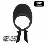PXG 여성 에센셜 리본 바이저 WOMEN RIBBON VISOR 블랙