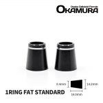 오카무라 OKAMURA 기본 원링 실버 FAT 페럴 [1RING Fat Standard] 8.4mm x 14.2mm x 16.0mm [드라이버/페어웨이용]