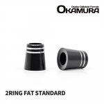 오카무라 OKAMURA 기본 투링 실버 FAT 페럴 [2RING Fat Standard] 8.4mm x 14.2mm x 16.0mm [드라이버/페어웨이용]
